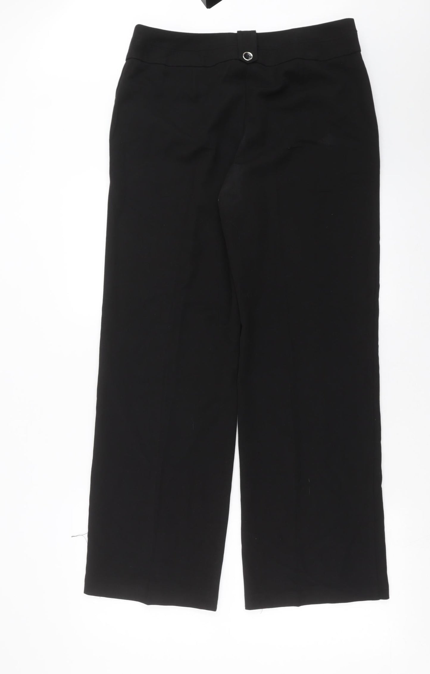 BHS Womens Black   Trousers  Size 12 L31 in