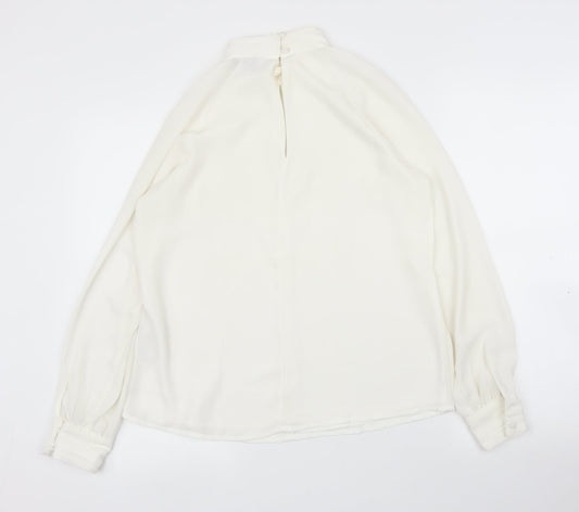 FOREVER 21 Womens White   Basic Blouse Size S