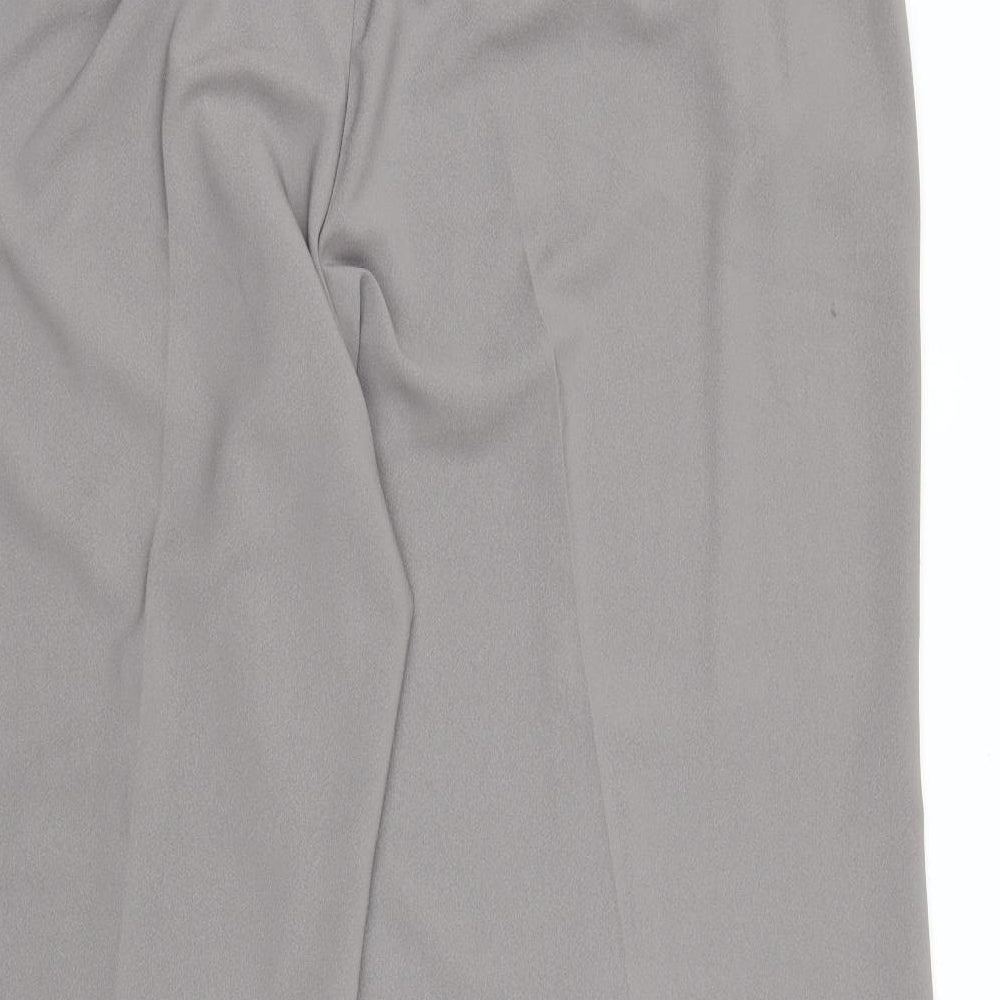 M&S Womens Grey   Trousers  Size 24 L27 in