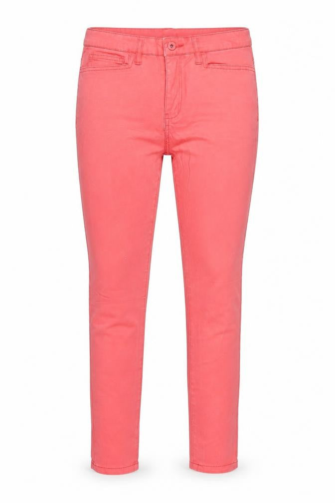 Front view of Vera Moda women’s pink skinny jeans, size UK 8, 27-inch leg