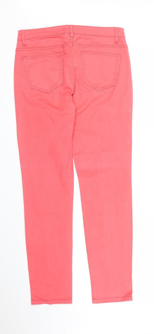 Vera Moda Womens Pink   Skinny Jeans Size 8 L27 in