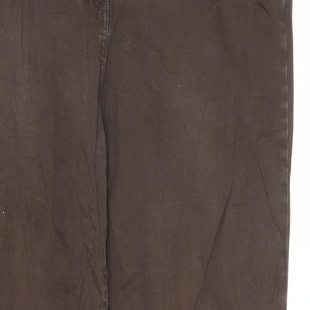 BHS Womens Brown   Carpenter Trousers Size 14 L28 in