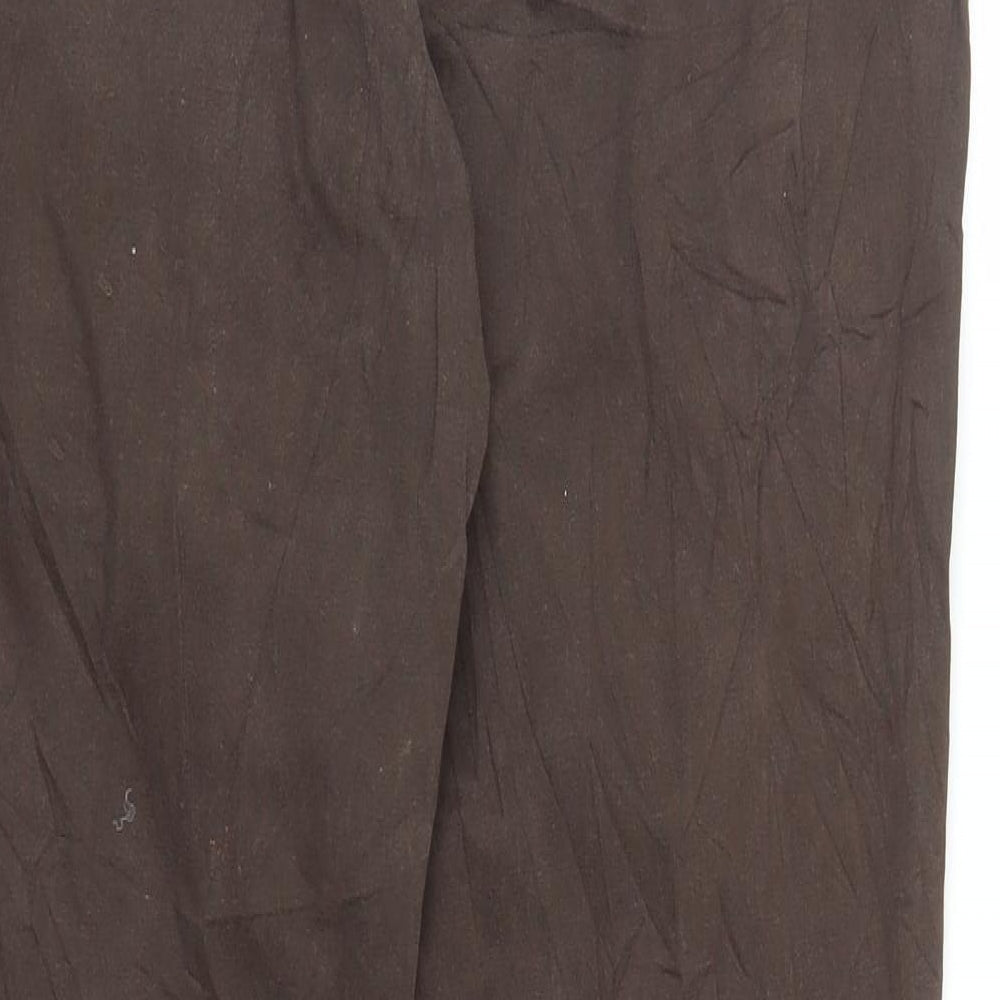 BHS Womens Brown   Carpenter Trousers Size 14 L28 in