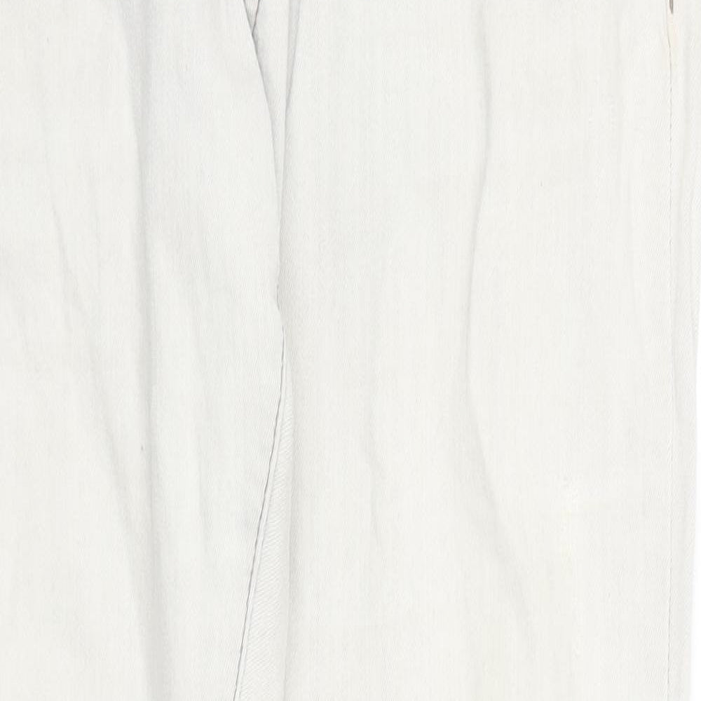 ESMARA Womens Beige  Denim Capri Trousers Size 16 L28 in