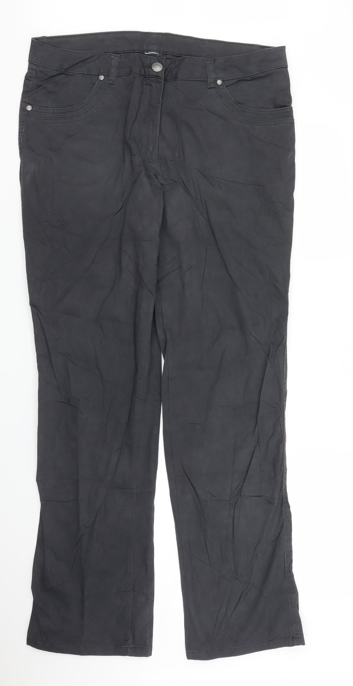Preworn Womens Grey   Carpenter Trousers Size 34 in L31 in