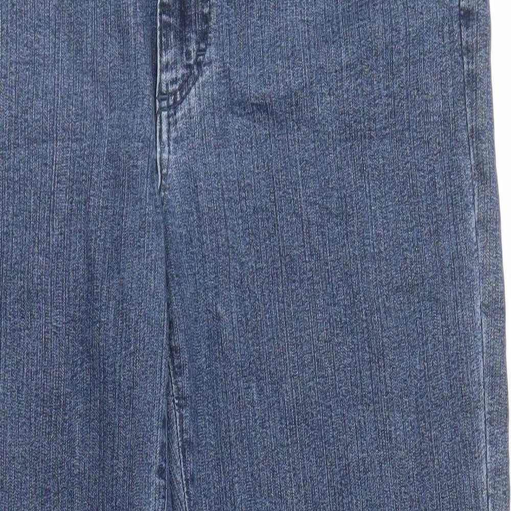 Angels Womens Blue  Denim Capri Jeans Size 34 in L24 in