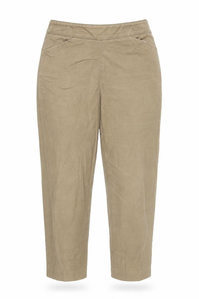 Talbots Womens Brown   Capri Trousers Size 4 L23 in