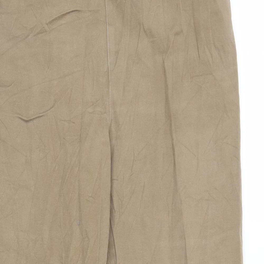 Talbots Womens Brown   Capri Trousers Size 4 L23 in