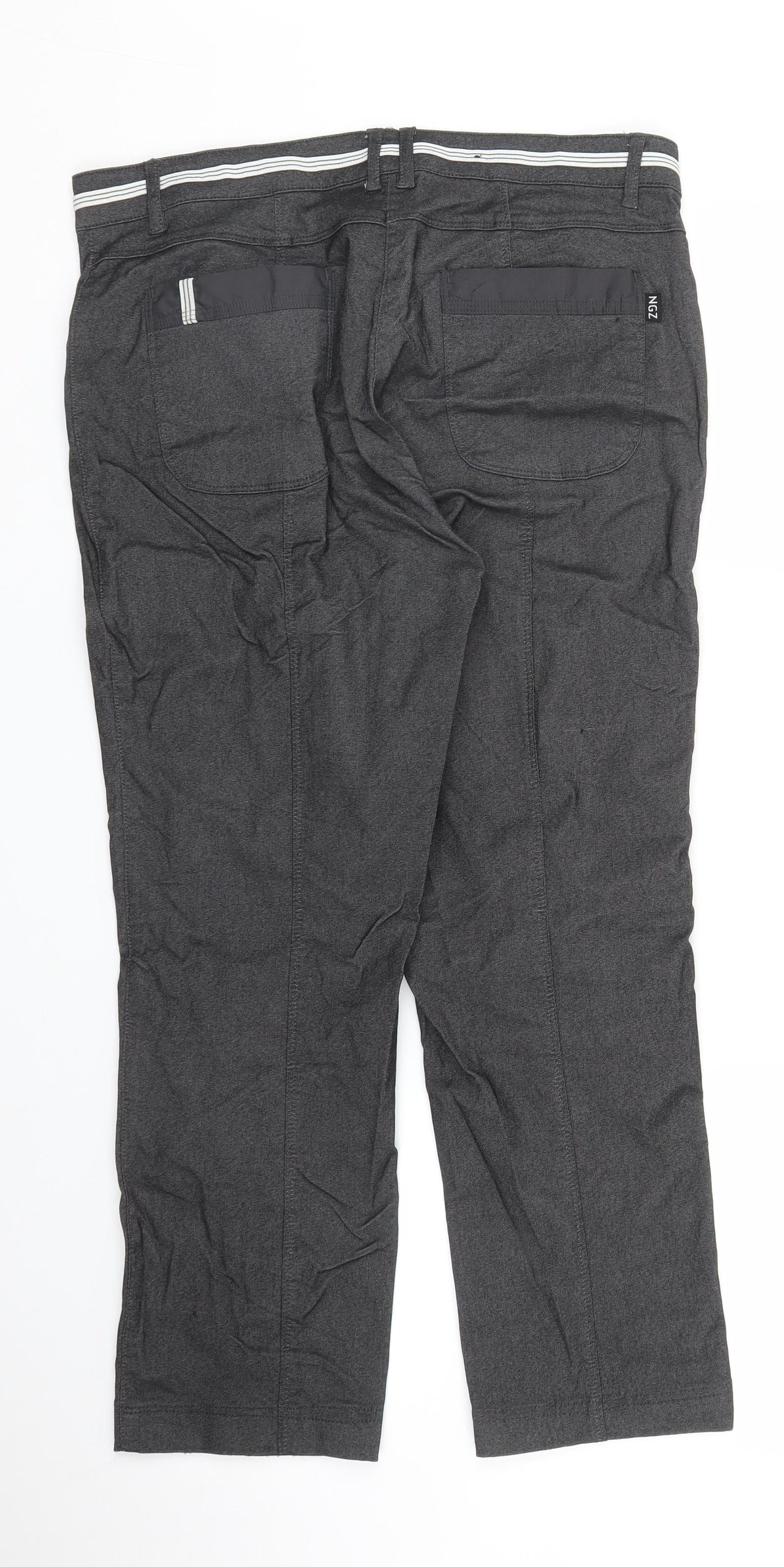 NGZ Womens Grey   Trousers  Size 12 L24 in