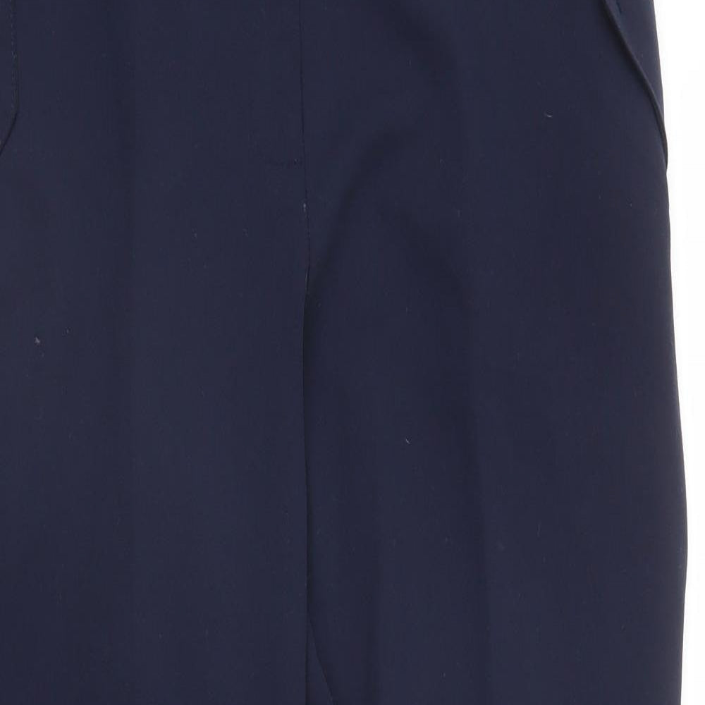 Dorothy Perkins Womens Blue   Pedal Pusher Trousers Size 12 L25 in