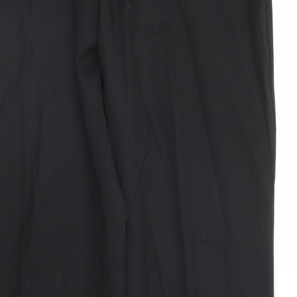 C&A Mens Black   Trousers  Size 34 in L28 in