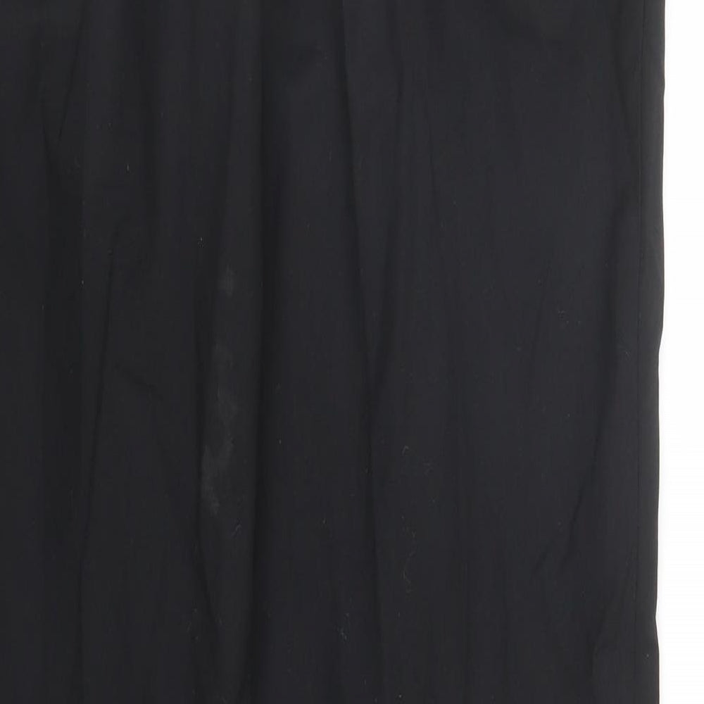 C&A Mens Black   Trousers  Size 34 in L28 in