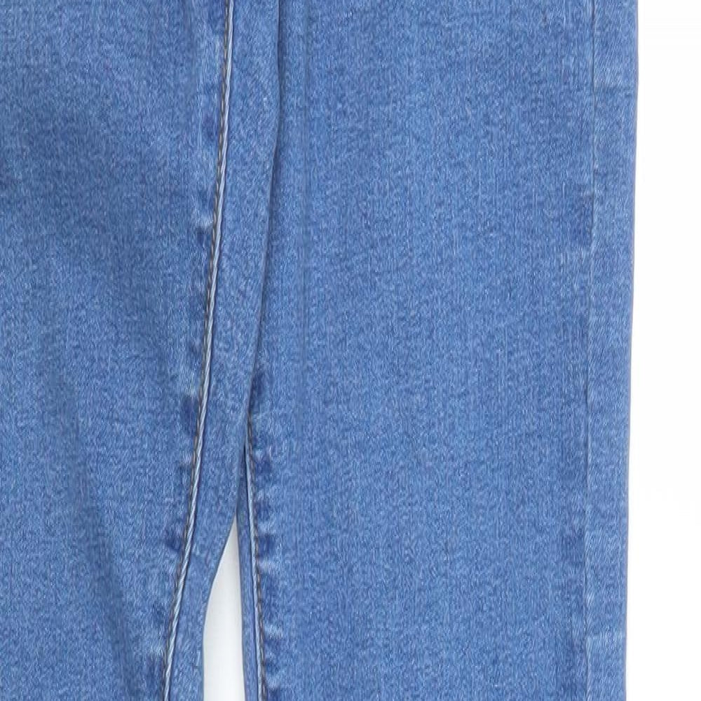 The Rockn Rev Womens Blue  Denim Skinny Jeans Size 6 L27 in