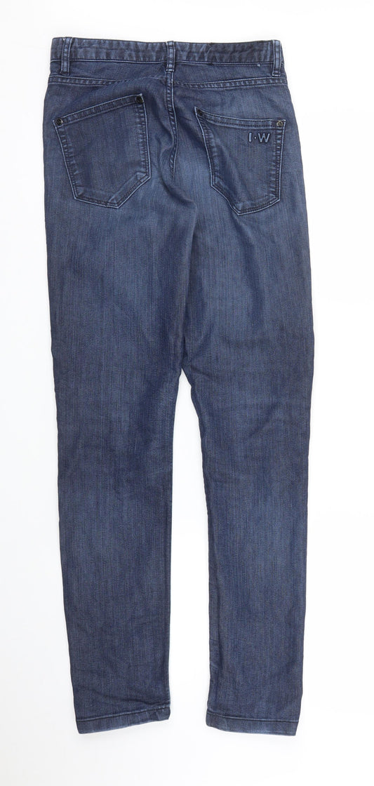 Preworn Womens Blue  Denim Skinny Jeans Size 27 in L34 in