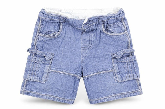 MINIMODE Baby Blue  Denim Cropped Jeans Size 12-18 Months