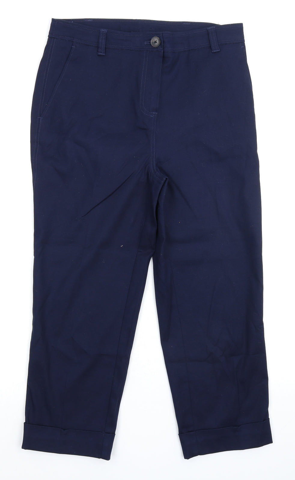 Preworn Womens Blue   Cropped Trousers Size 30 in L23 in