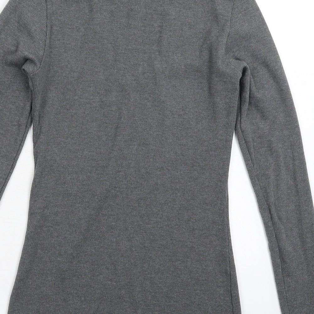 Wassyl Womens Grey  Knit Pullover Jumper Size S