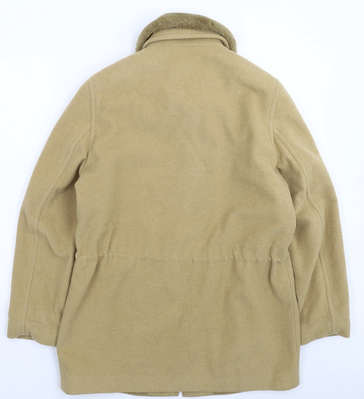 BHS Womens Beige   Pea Coat Coat Size 12