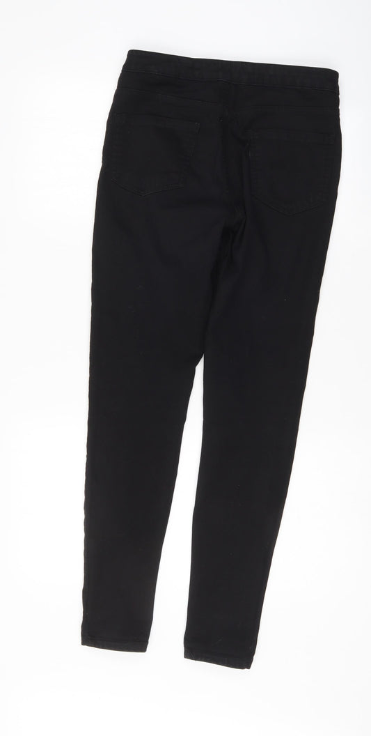 Denim & Co. Womens Black   Skinny Jeans Size 10 L29.5 in