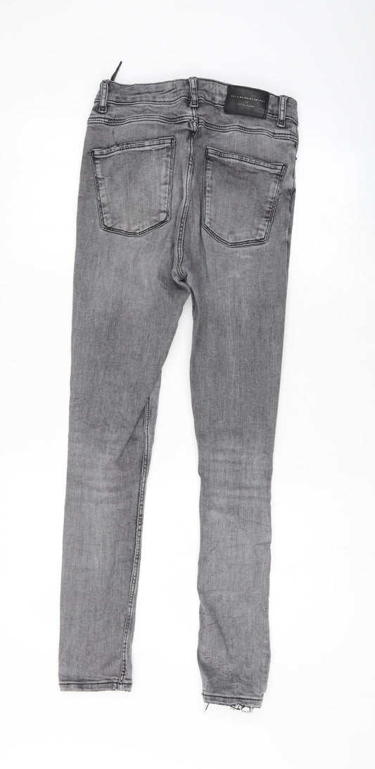 Zara Womens Grey   Skinny Jeans Size 27 L27.5 in