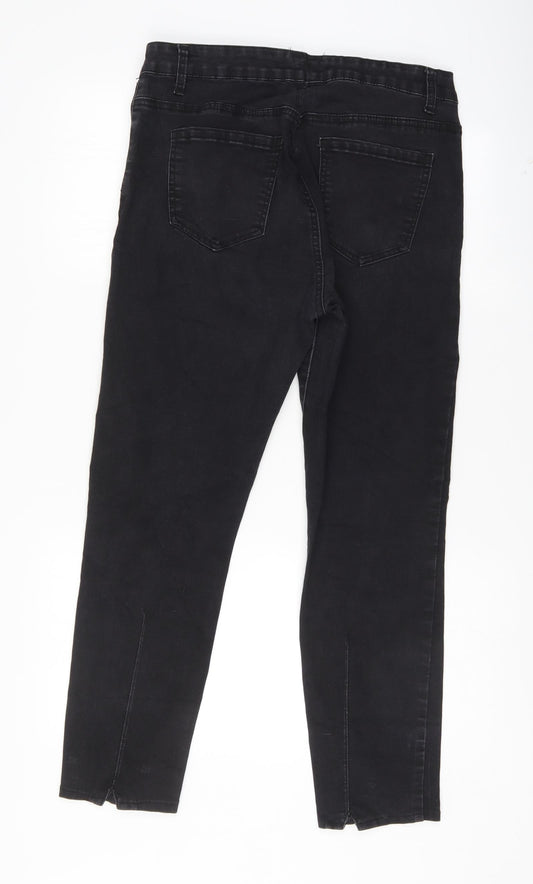 Preworn Womens Black   Straight Jeans Size 33 L27 in