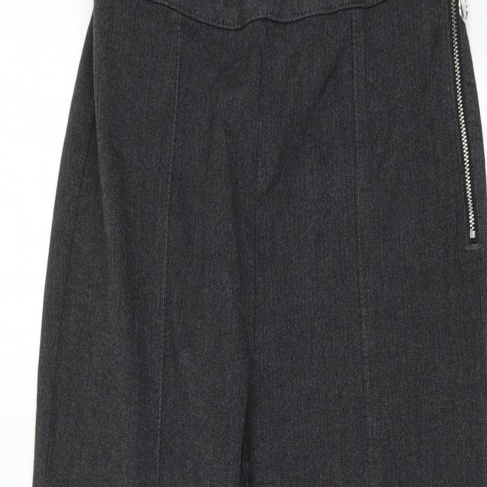 H&M Womens Grey   Trousers  Size 12 L29 in
