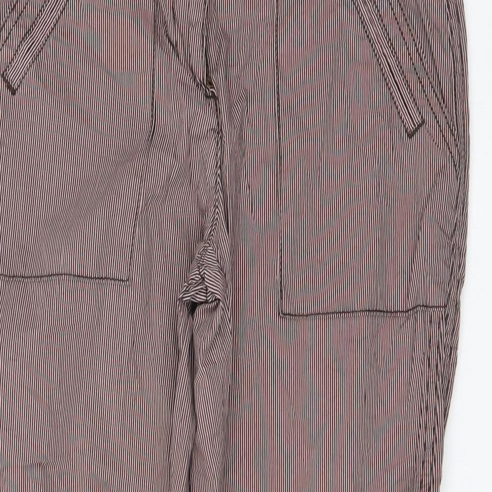 OPUS Womens Brown Striped  Trousers  Size 31 L25 in