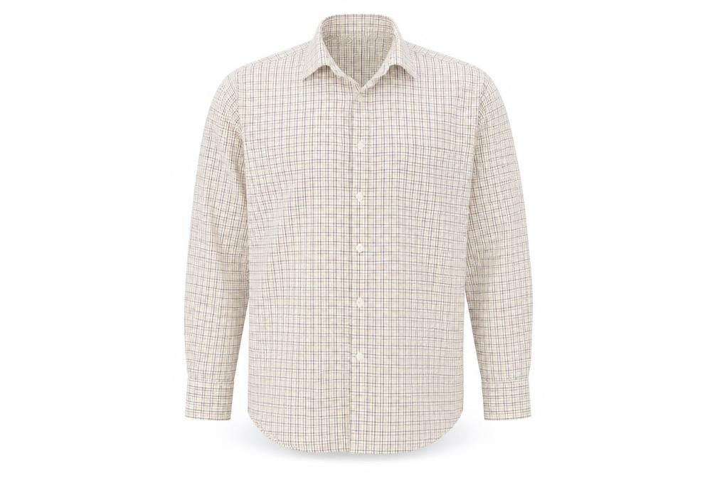 John Lewis Mens Multicoloured Check   Button-Up Size 15
