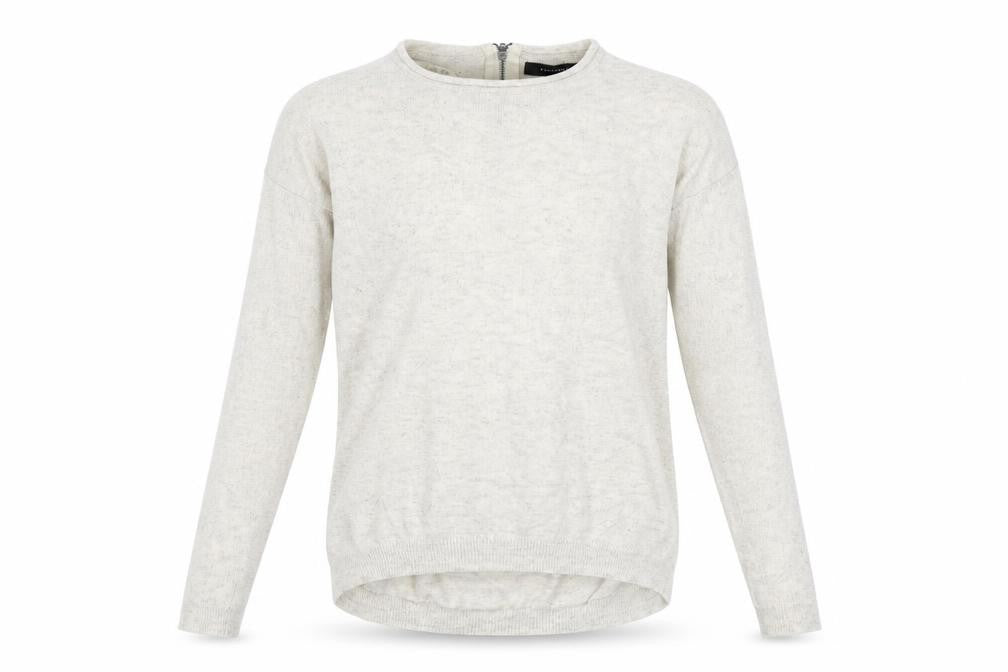 Front view of Atmosphere women’s ivory jumper, size S