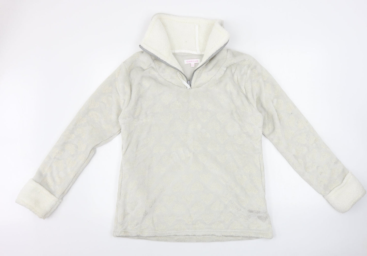 Camille Womens Green   Henley Jumper Size 10