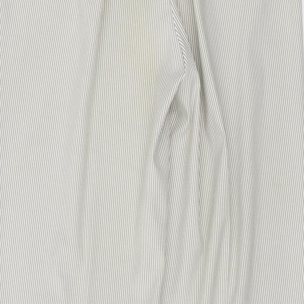 bm collection      Womens Beige Striped  Trousers  Size 12 L27 in