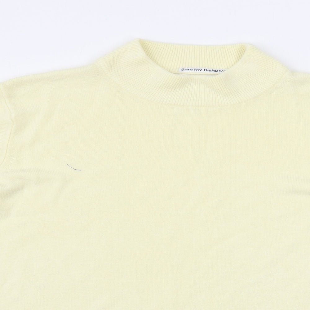 JDV  Womens Yellow   Pullover Jumper Size 18