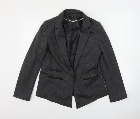 Preworn  Womens Grey   Jacket Blazer Size 14