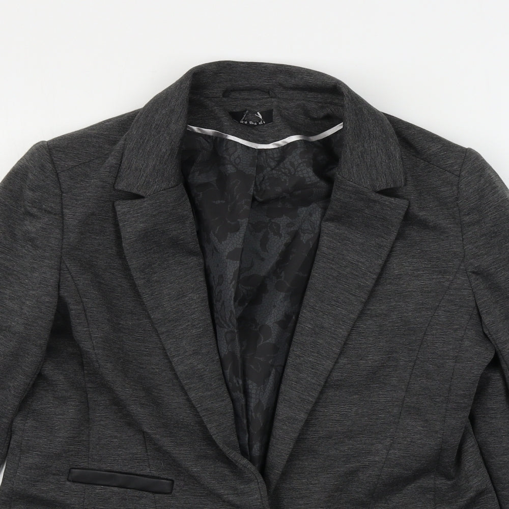 Preworn  Womens Grey   Jacket Blazer Size 14