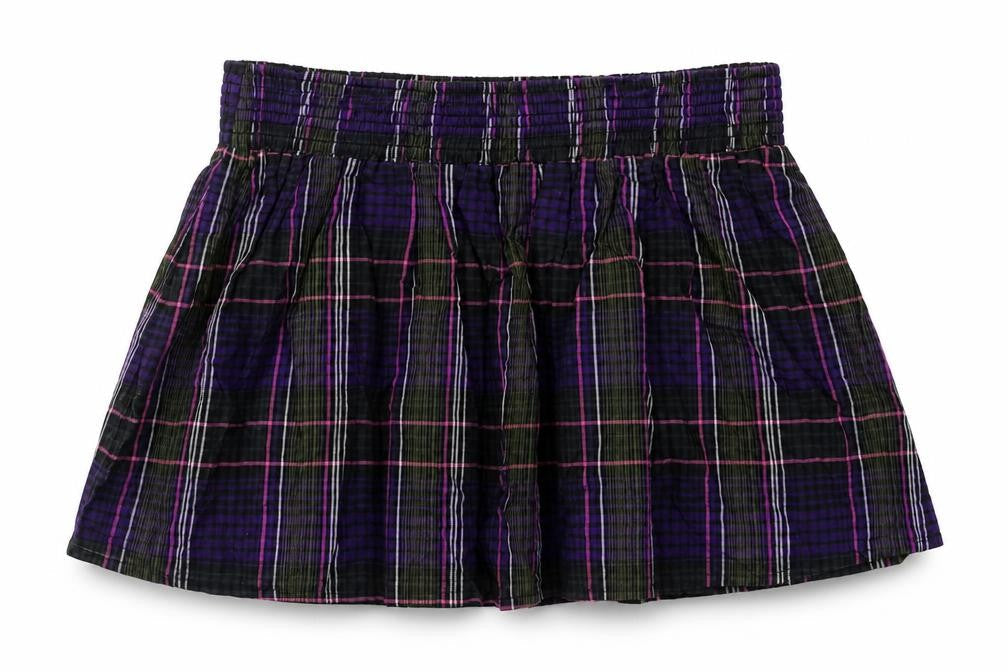 H&M Womens Black Check  A-Line Skirt Size 30 in