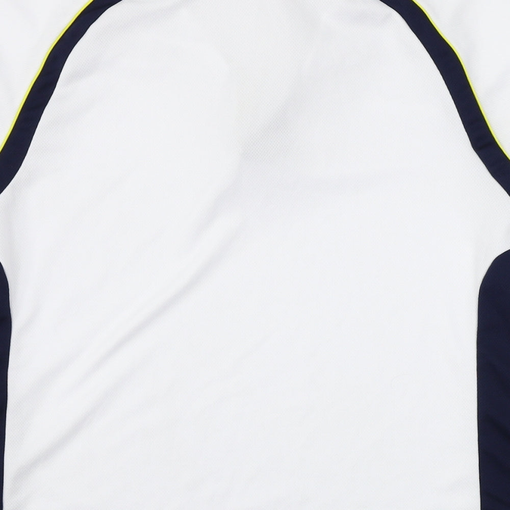 Uneek Mens White    Polo Size S