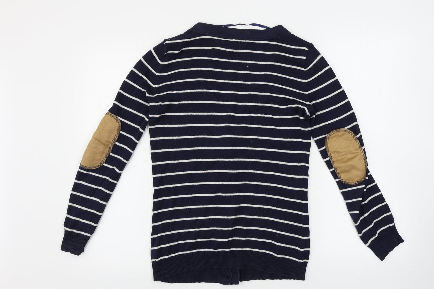 Atmosphere  Womens Blue Striped  Cardigan Jumper Size 8