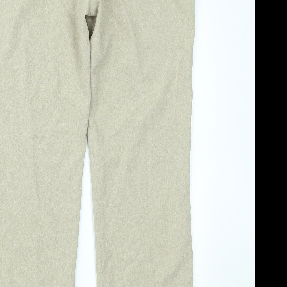 Bonmarché Womens Beige   Trousers  Size 14 L28 in