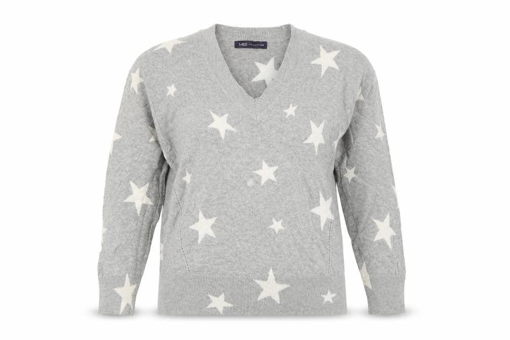 Marks and Spencer Womens Grey   Pullover Jumper Size XS
