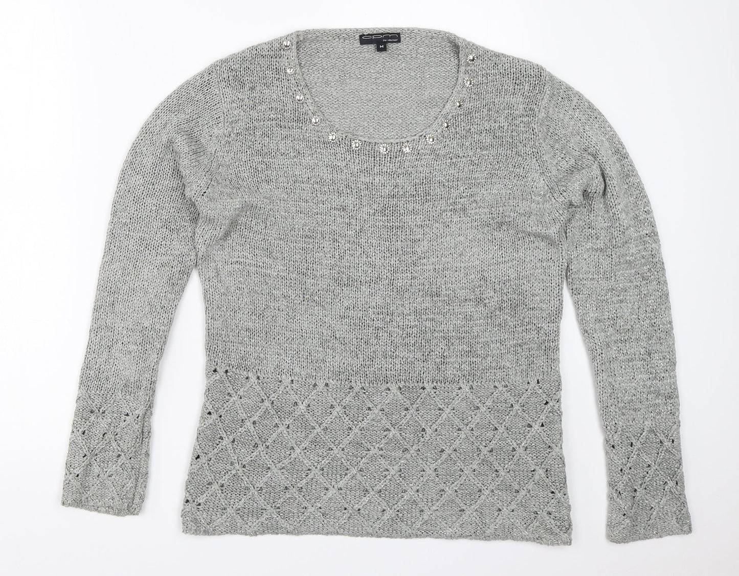 CPM Collection Womens Grey   Pullover Jumper Size M