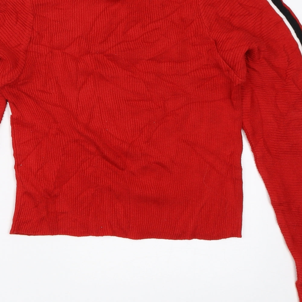 Primark Womens Red   Pullover Jumper Size XS