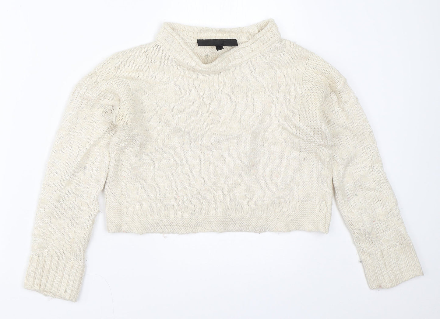 Topshop Womens Ivory   Pullover Jumper Size 8