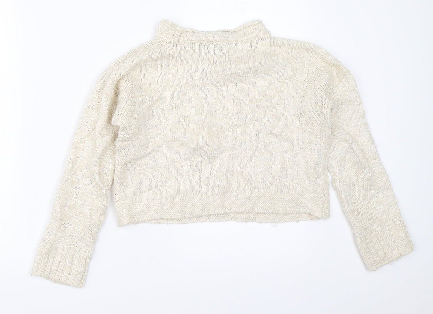 Topshop Womens Ivory   Pullover Jumper Size 8