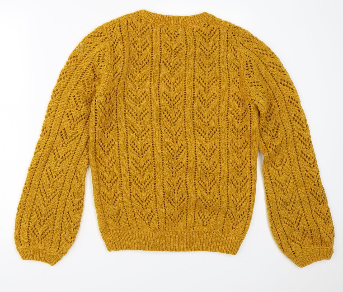 Papaya Womens Yellow   Pullover Jumper Size S