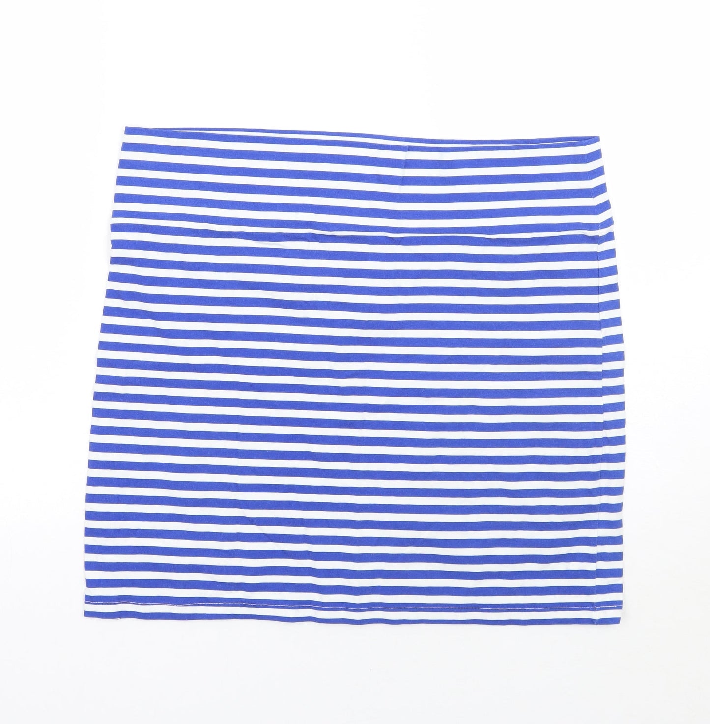 Girl press Womens Blue Striped  Basic Tank Size 16