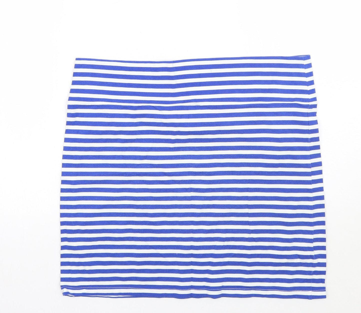 Girl press Womens Blue Striped  Basic Tank Size 16