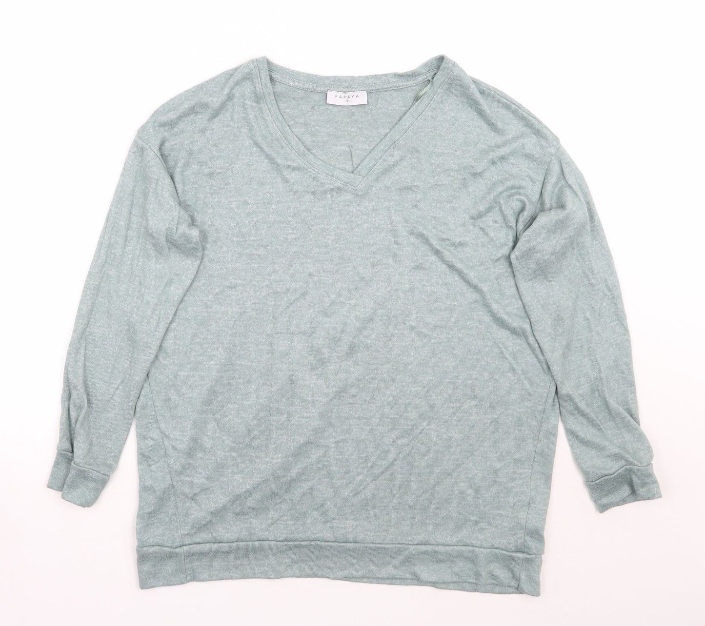 Papaya Womens Green   Pullover Jumper Size 10