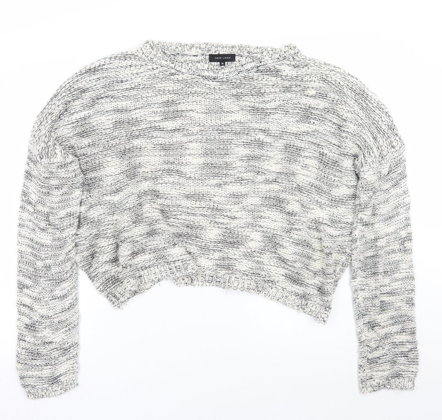 Newlook Womens White   Pullover Jumper Size 14