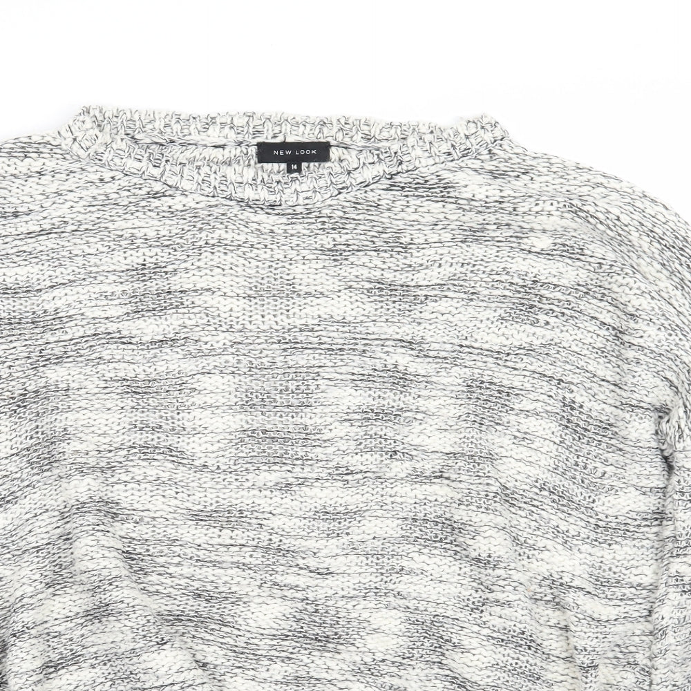 Newlook Womens White   Pullover Jumper Size 14