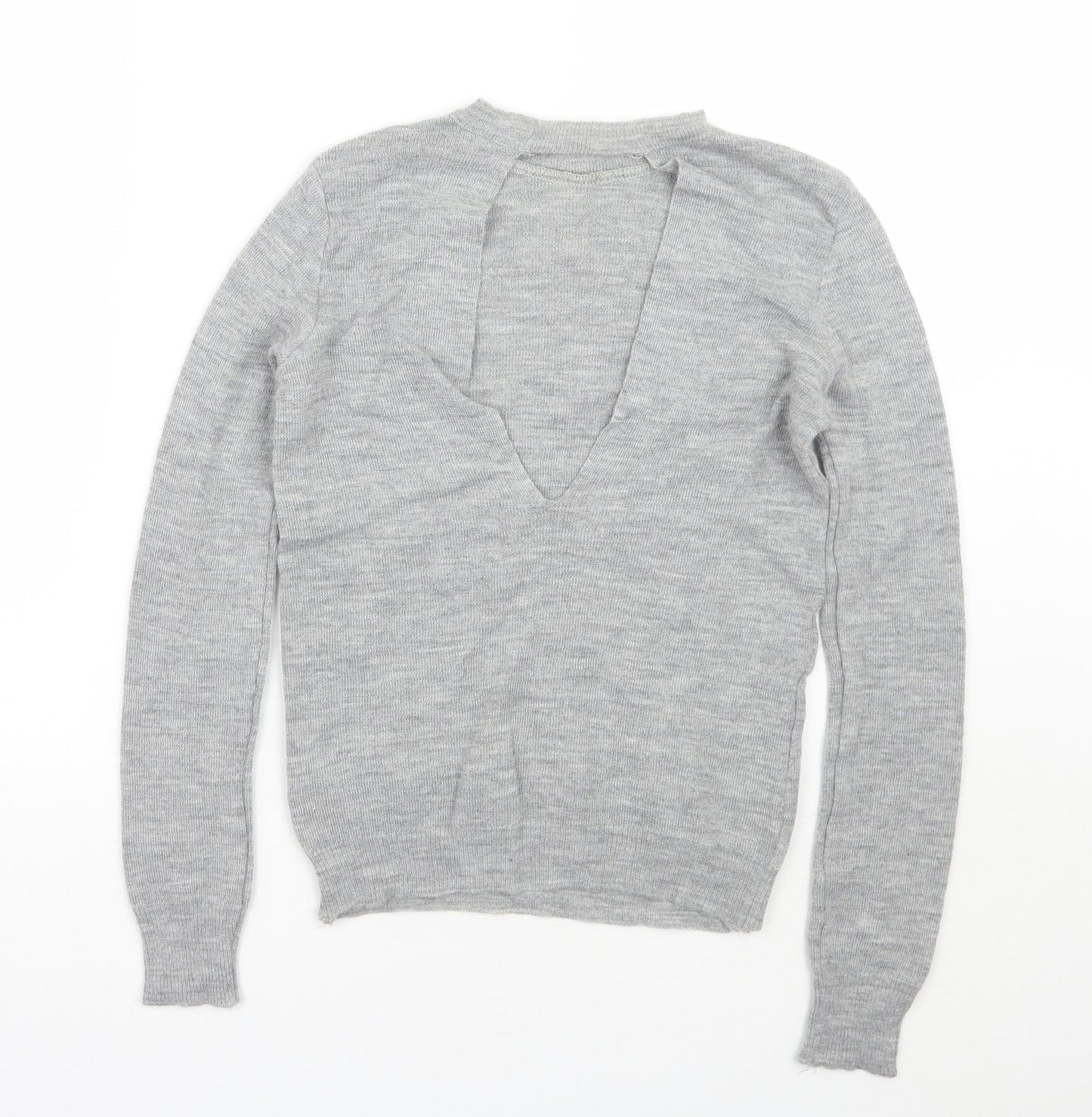 Zara Womens Grey   Pullover Jumper Size S
